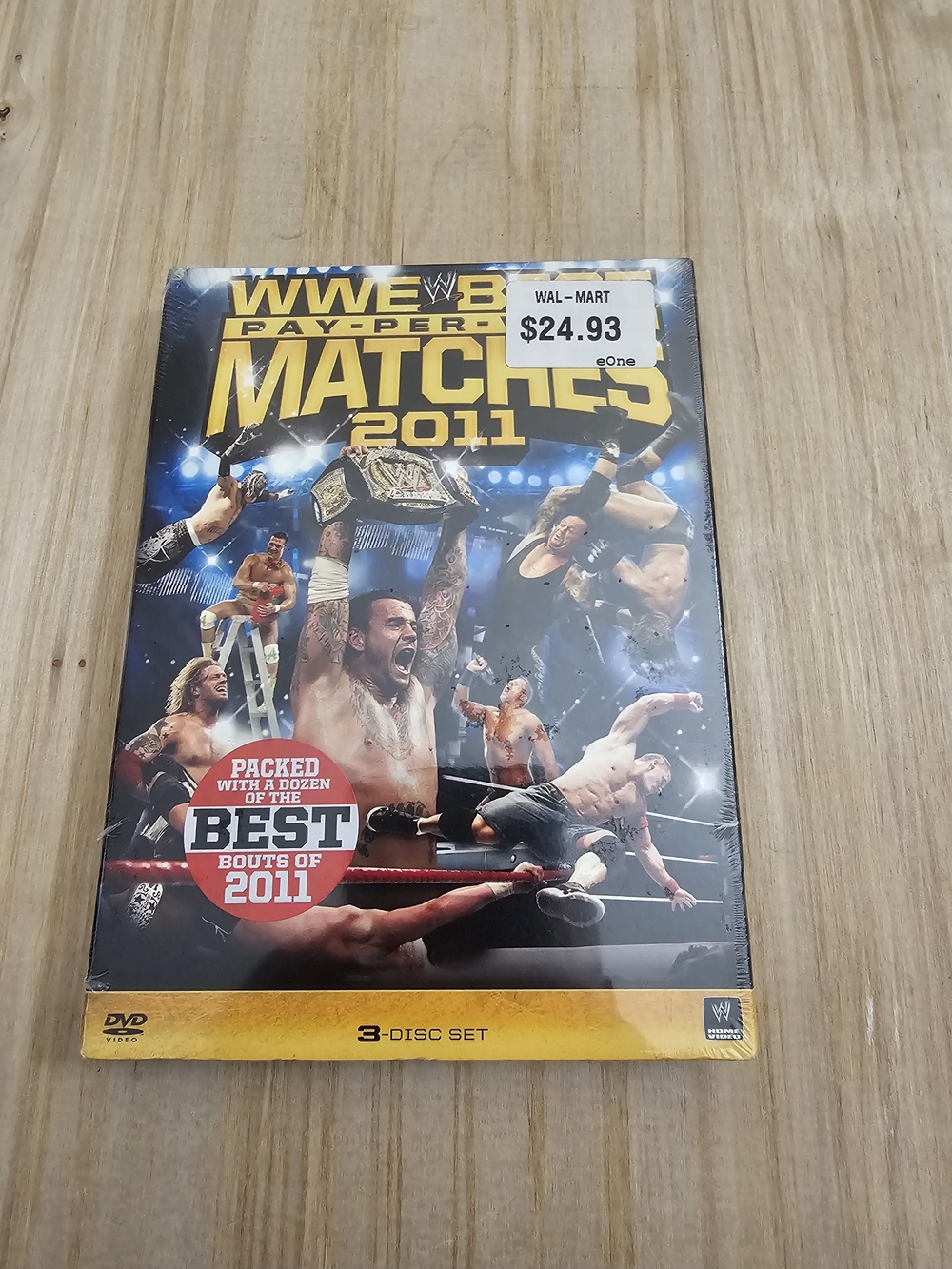 WWE Pay-Per-View Matches 2011 DVD 3-Disc Set - Black/Gold Cover